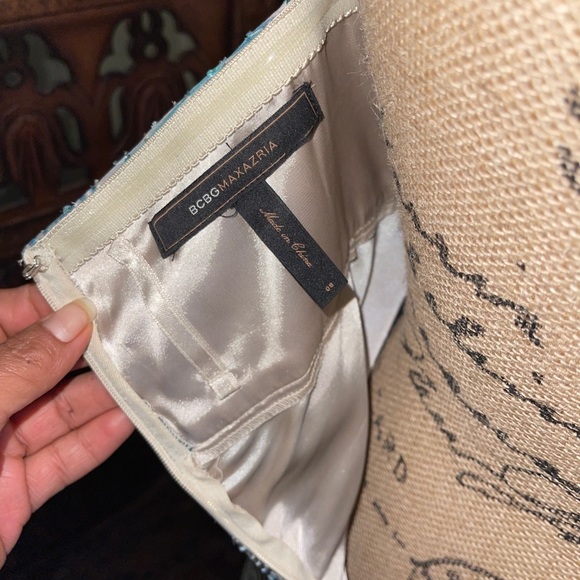 BCBG MAXAZRIA Beaded Halter Women Dress - Picture 3 of 6